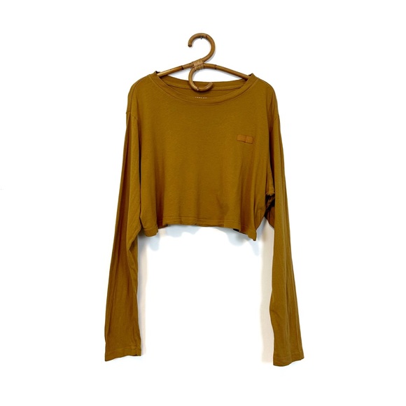 Set Active | Cropped Oversized Long Sleeve Tee Size S - Picture 1 of 11